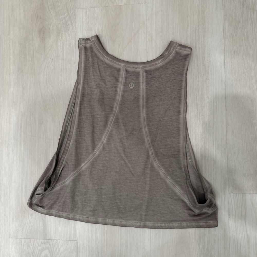 lululemon athletica Taupe Tank Top